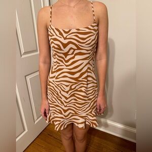 Lovers and Friends Zebra Stripe Dress